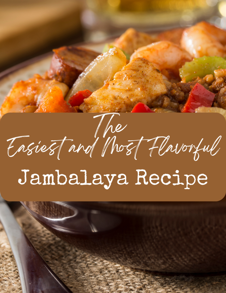 This is an image of jambalaya in a plate or a pot.