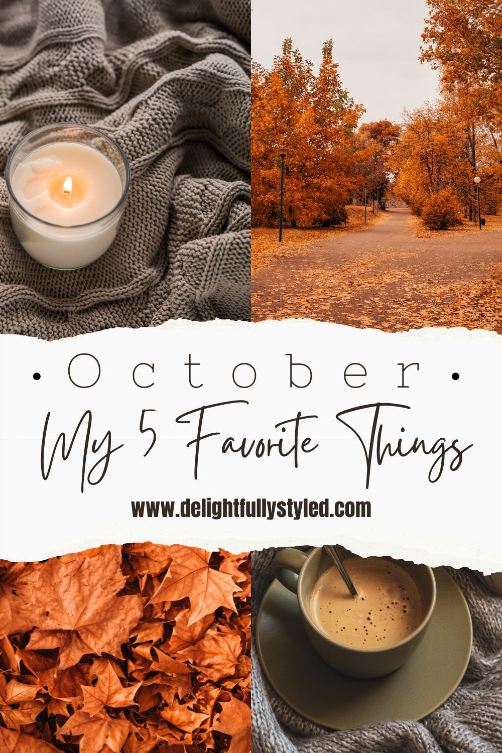 This an October Moodboard that describes all things or images of what i hope to see or fulfill.