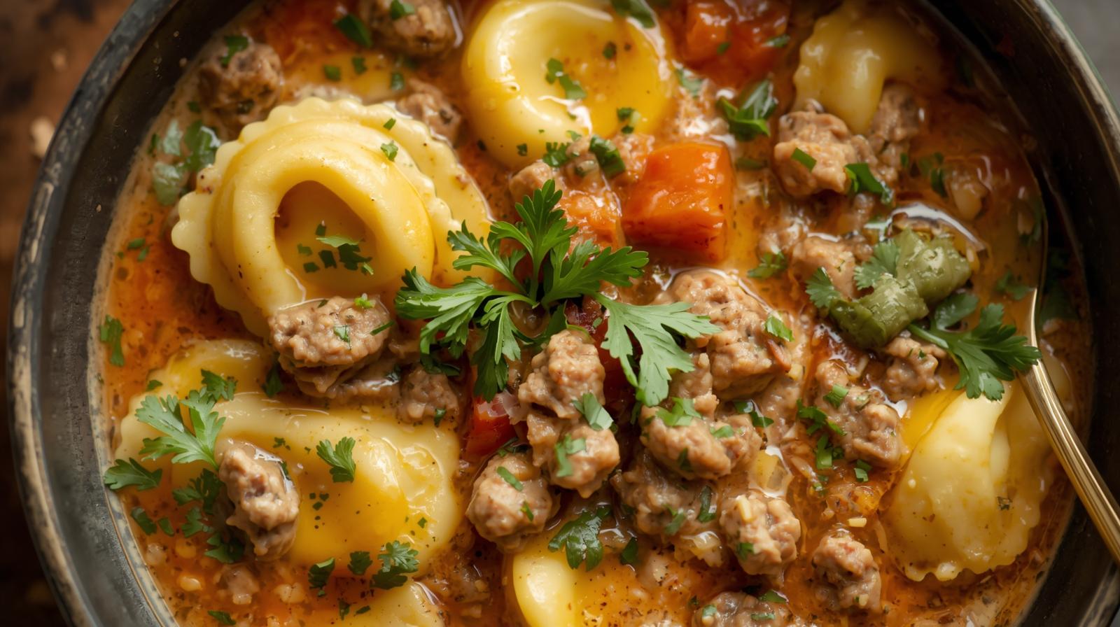 creamy-ground-italian-sausage-tortellini-